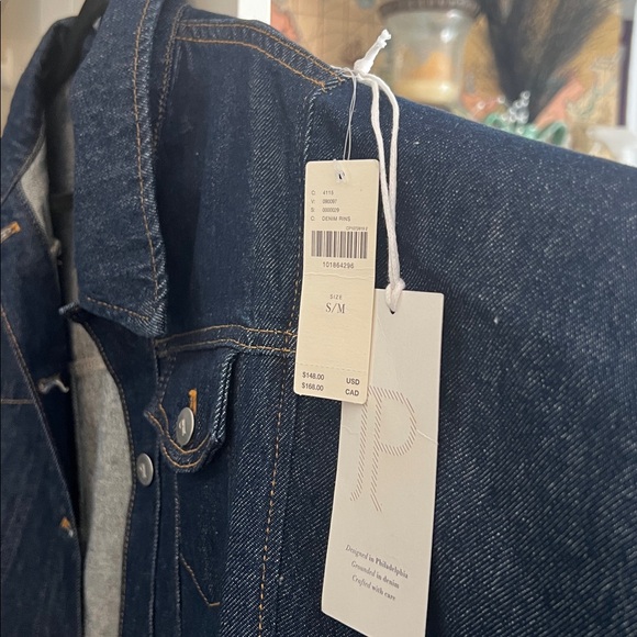 Weston Cape Denim Boyfriend Jacket by Pilcro - Picture 6 of 6